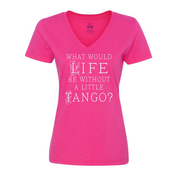 Inktastic Ballroom Dancing Tango Dancer Women's V-Neck T-Shirt