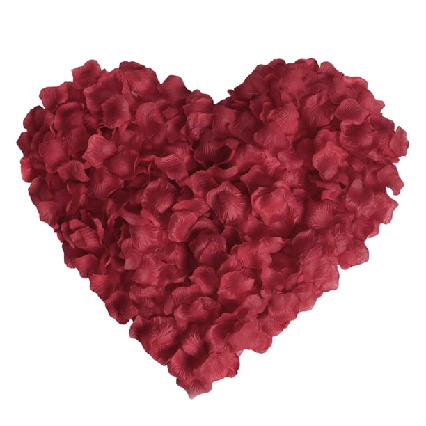 100 Pétalos De Rosa Artificiales Pétalos De Seda Tela De Seda Brillante Pétalos Reales Para Bodas Decoración Del Hogar Flores Artificiales Flores De Seda