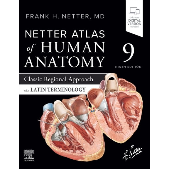 Netter Atlas of Human Anatomy: Classic Regional Approach with Latin Terminology, (Paperback)