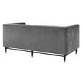 thumbnail image 4 of Modway Devote Channel Tufted Performance Velvet Loveseat in Gray, 4 of 8
