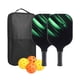 thumbnail image 2 of Raqueta de Pickleball, Juego de Pickleball Profesional Antideslizante de Fibra de Vidrio con Bolas Y, 2 of 9