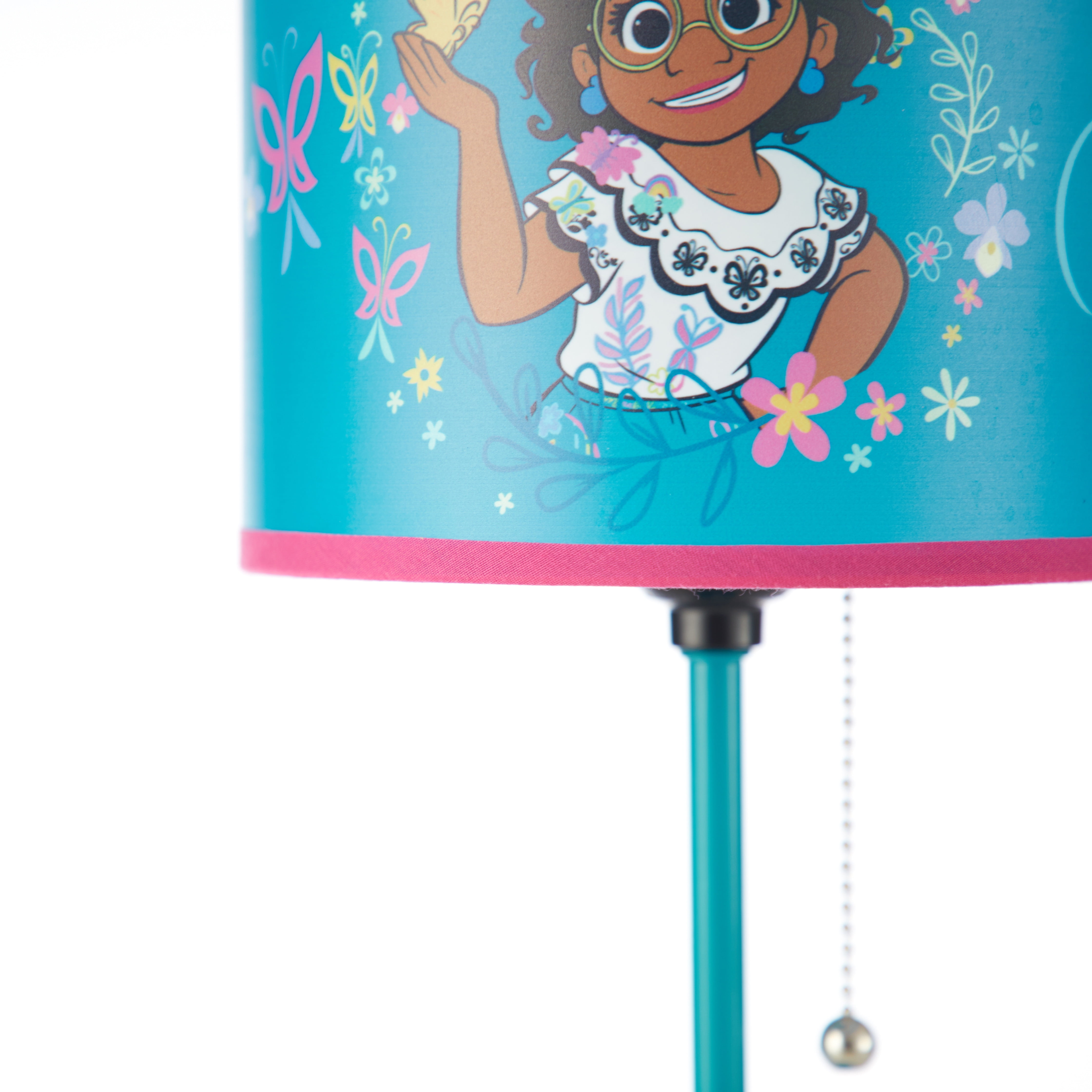 Disney Encanto Metal Stick Table Lamp for Children's Room Décor, Blue