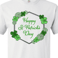 thumbnail image 4 of Inktastic Happy St. Patrick's Day Clovers T-Shirt, 4 of 5