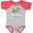 Baseball Heather and Red, variant on Inktastic Maui Hawaii Cute Vacation Boys or Girls Baby Bodysuit