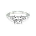 thumbnail image 3 of 2 Carat IGI Certified Cushion Shape Lab Grown Diamond Engagement Ring | 14K White Gold |Amore Side Stone Lab Diamond Ring | FG-VS1-VS2 Quality Friendly Diamonds, 3 of 5