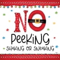 thumbnail image 2 of Mollie B. 20x20 White Modern Wood Framed Museum Art Print Titled - No Peeking, 2 of 4