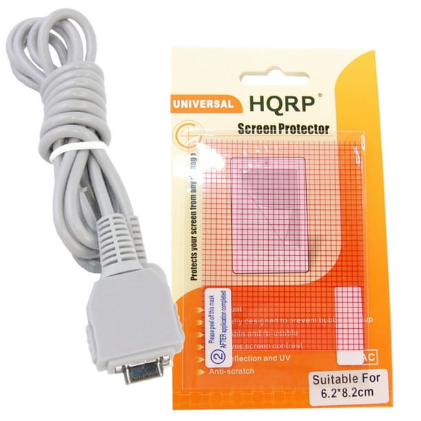 HQRP USB Cable / Cord for SONY Cybershot DSCN1, DSCH7, DSCH9, DSC