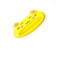 thumbnail image 1 of Cartoon Animal Shaped Plastic Toothpaste Dispenser Tube Squeezer Rolling Holder(Yellow Cat), 1 of 1
