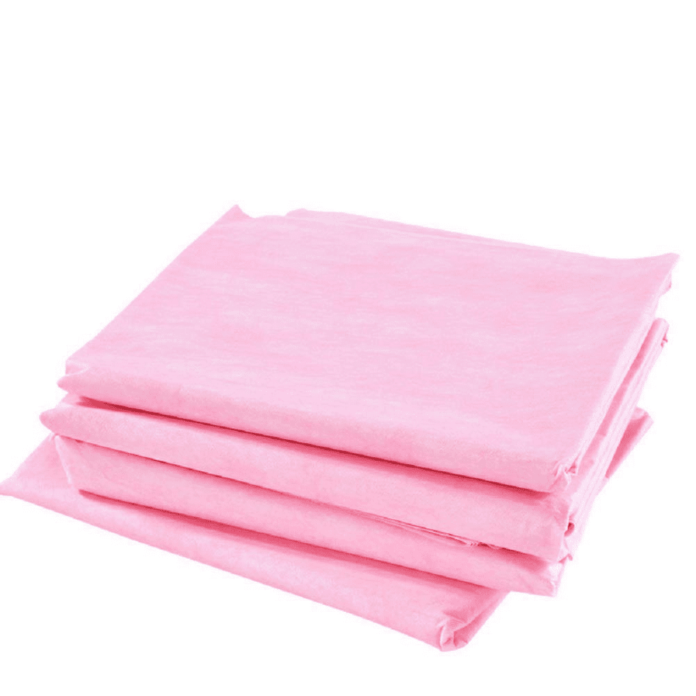 Sugaring NYC Disposable Bedsheets Pink Massage table covers for Sugaring Waxing Facial Spa Sheet