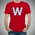 thumbnail image 6 of City of Chicago Flag W Mens T-Shirt - Small - Red, 6 of 6