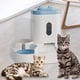 thumbnail image 1 of Cuenco de agua y comida para perros y gatos Salvador Alimentador automático 2 en 1 Azul, 1 of 10