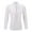 White, variant on qolati Men's Muscle Fit Dress Shirts Stylish Hidden Zipper Long Sleeve Henleys Blouse Casual Button Down Business Formal Shirts