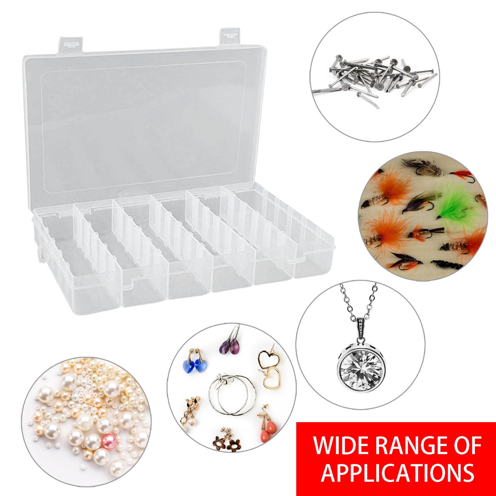 Details about   Heavy Duty Plastic Pantry Box Lid Clip Lock Food Container Storage Box Organiser 