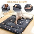 thumbnail image 6 of Lovote 4" Thick Floor Mattress - Japanese Futon Tatami Pad, Roll-Up Sleeping Mat for Guest/Bedroom, 6 of 7