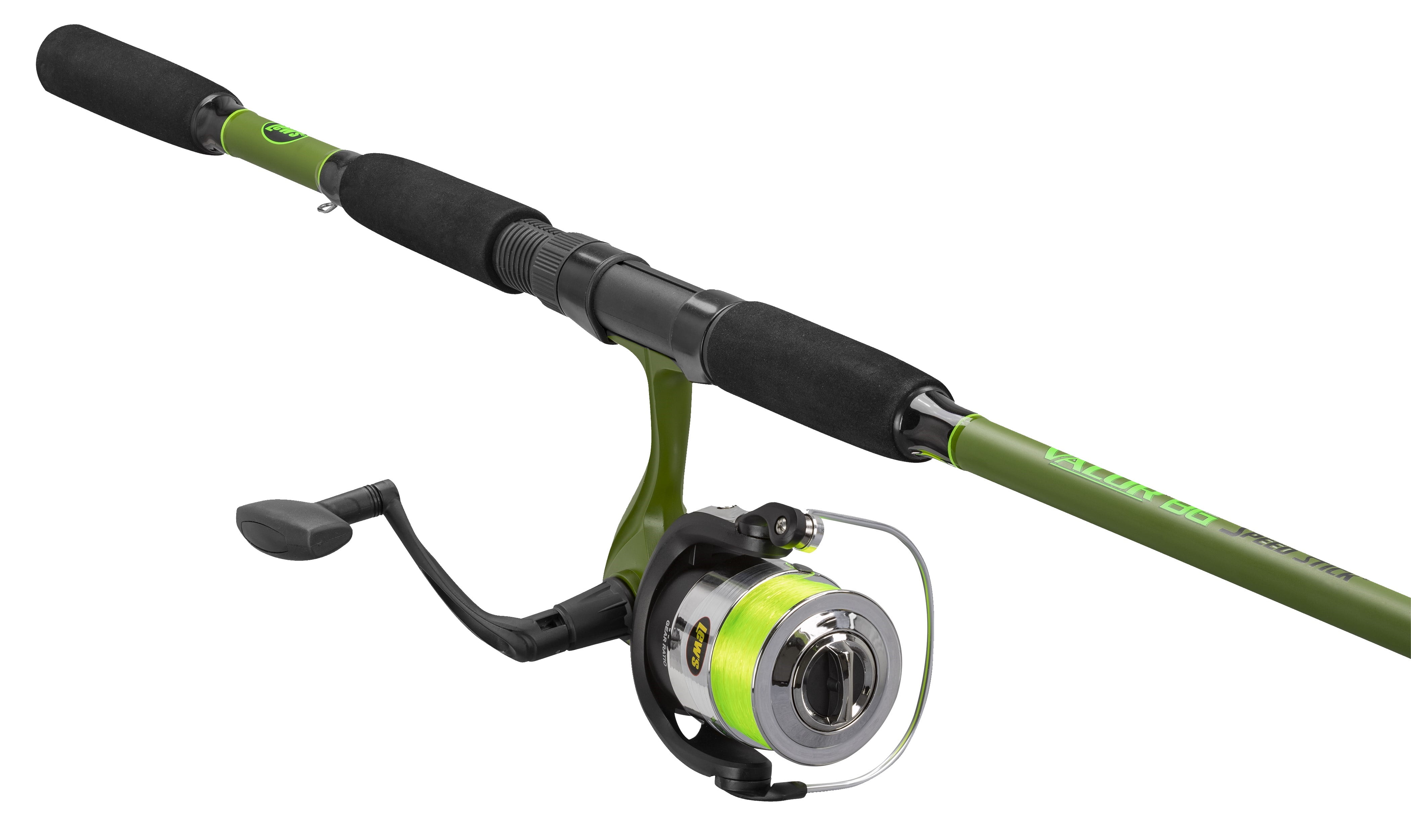 Lew's Valor 7' Medium Heavy Action Big Game Spinning Rod and Reel Fishing Combo