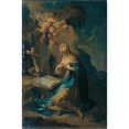 thumbnail image 3 of Franz Sigrist the elder 11x14 Black Modern Framed Museum Art Print Titled - The Lost Maria Magdalena (1780-1790), 3 of 5