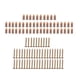thumbnail image 1 of Juego de 50 tornillos autorroscantes, sin taladro, anclajes metálicos para paneles de yeso para fijar TV/estante JShteea El nuevo, 1 of 9