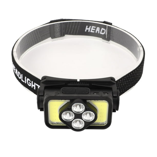 Linterna frontal impermeable, lámpara frontal COB USB recargable LED, linterna frontal impermeable, apariencia llamativa