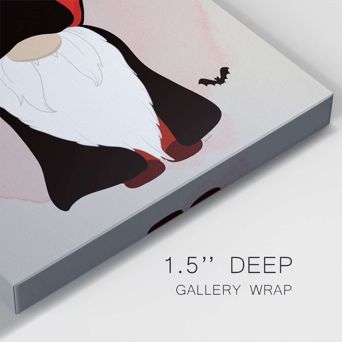 Dracula Gnome- Gallery Wrapped Canvas