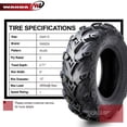 thumbnail image 4 of WANDA Premium 8 Ply ATV Tires 24x8-12 24x8x12 Front & Rear Mud Sling Set 4, 4 of 11