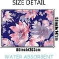 thumbnail image 2 of Soft Rug Large Area Rugs, Watercolor Spring Flower Comfortable Indoor Carpet, Baby Play Mat for Living Room Bedroom Nursery Home Decor Floor Mat, 72x48inch, 2 of 6