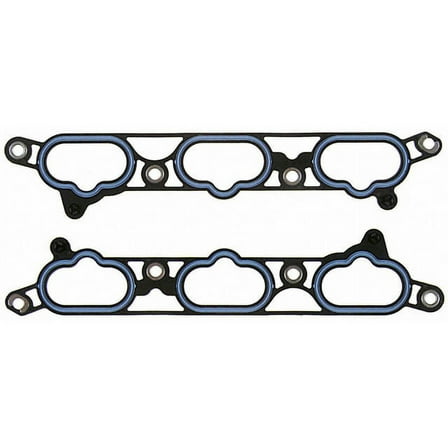 Lower Intake Manifold Gasket Set - Compatible with 2000 Jaguar S-Type 3.0L V6