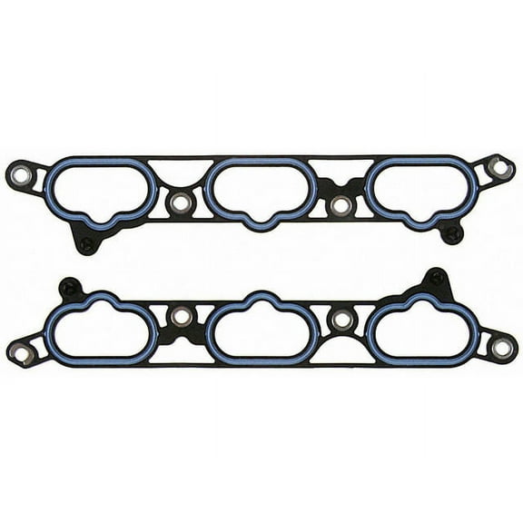 Lower Intake Manifold Gasket Set - Compatible with 2000 Jaguar S-Type 3.0L V6