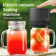 Andoer Electric Mason Jar Vacuum Sealer Kit, Cordless Automatic Jar