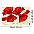 thumbnail image 3 of LQPWZU Christmas Clings Stickers Xmas Red Bow 1 Sheets Large Cute Merry Christmas Window Decals Red Decor for Home School Office Decoration Xmas Party Supplies, 3 of 7