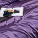 thumbnail image 3 of Juego de cama de satén - Morado, 3 of 5