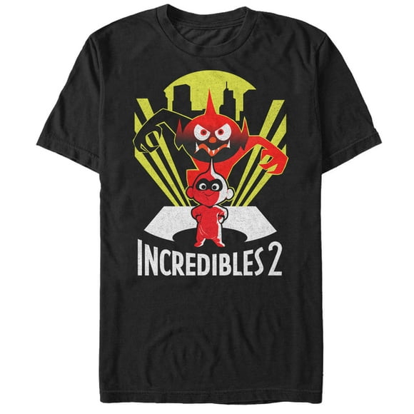 T-Shirt The Incredibles 2 Jack-Jack Diable Pose pour Hommes - Black - 5X Large