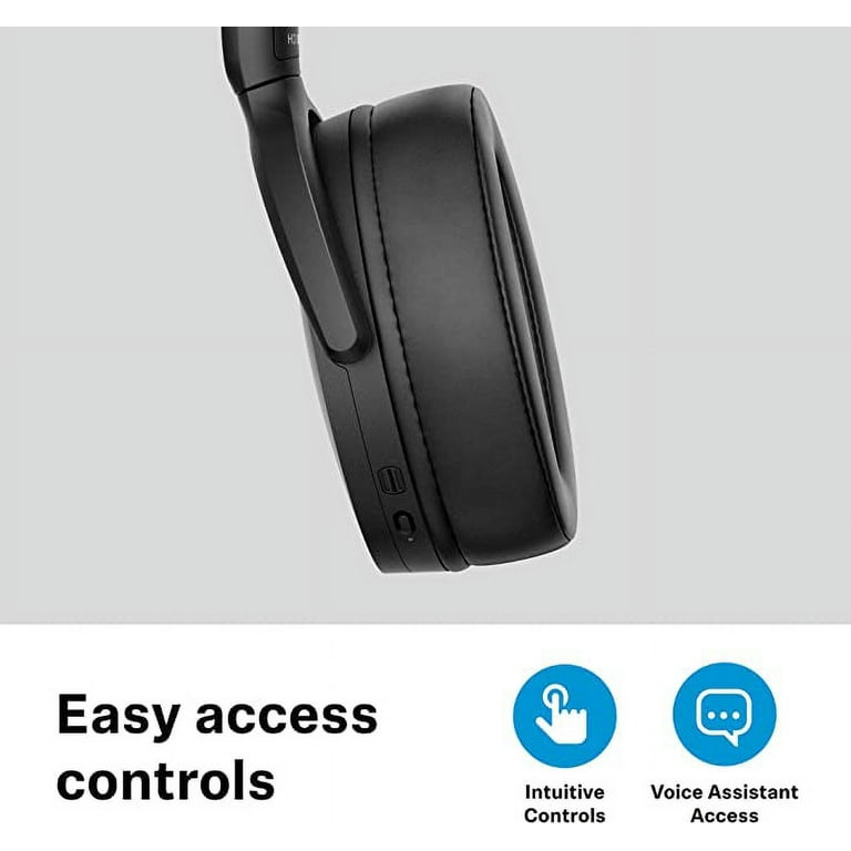 Sennheiser HD 350BT Bluetooth Over-Ear Headphones with Mic/Remote, Black