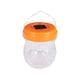 thumbnail image 1 of Trampas para avispas, trampa para abejas con energía solar con luz LED UV, trampas para colgar al aire libre, trampa para avispones reutilizable para interiores, exteriores, patio, jardín, hogar, 1 of 3