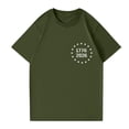 thumbnail image 4 of We the People 250th Anniversary USA Printed Womens Shirts, 1776-2026 250 Years Short Sleeves CrewNeck Graphic Tees for Womens, Womens Tops for 4th of July Independent Day Summer Army Green L, 4 of 6