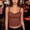 Coffee, variant on Women's Lace Trim Spaghetti Strap Cami Top Underwire Bust Support Sheer Slim Crop Tank Summer Vacation Layering Top Yellow