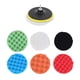 thumbnail image 2 of Kit de herramientas de rueda de pulido de lana, almohadillas de disco para pulir y encerar, pulidor de esponja de 6 pulgadas, 2 of 8