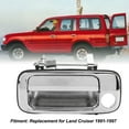 thumbnail image 4 of Exterior Car Door Handle Replacement for Land Cruiser 19911997, ABS Electroplated, High Toughness, RustResistant, Directly Replace Original Factory Standard, Strong Reliability, 4 of 7