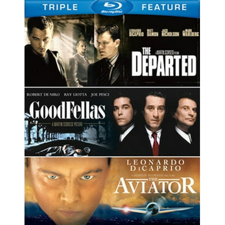 DEPARTED/GOODFELLAS/AVIATOR (BLU-RAY/3 DISC/TFE) (Blu-ray)