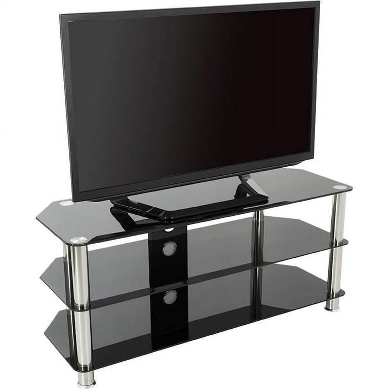 Black and chrome tv unit online