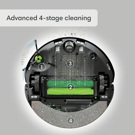 iRobot Roomba Combo j9+ Self-Emptying & Auto-Fill Robot Vacuum & Mop - Black