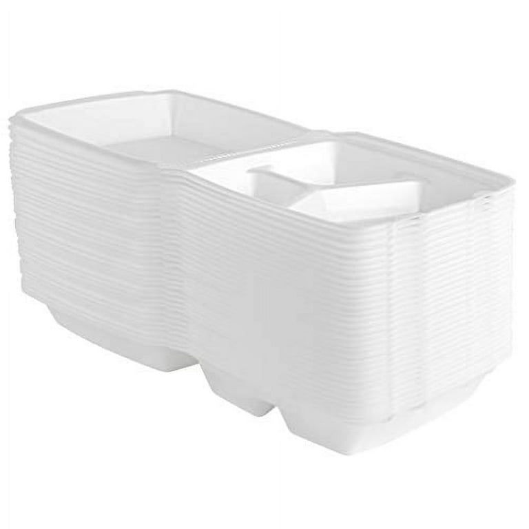 Ecopax 225 Foam Takeout Container 5-5/8 x 5-3/4 X 3-1/4, White