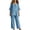 Z13 Blue, variant on Linen Pant Sets Women 2 Piece Outfits Oversized Striped Tunic Top and Relaxed Fit Wide Leg Pant Lightweight Breathable Summer Vacation Matchinglounge Clothes Yellow,S