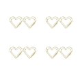 thumbnail image 1 of Heart Paper Clips Metal Clamp for Holding Use 60Pcs Golden Paper Clip, 1 of 5