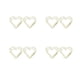thumbnail image 1 of Heart Paper Clips Metal Clamp for Holding Use 60Pcs Golden Paper Clip, 1 of 5