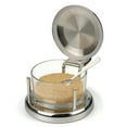 thumbnail image 2 of Stainless Steel Silver Salt Server With Spoon, 2 of 3