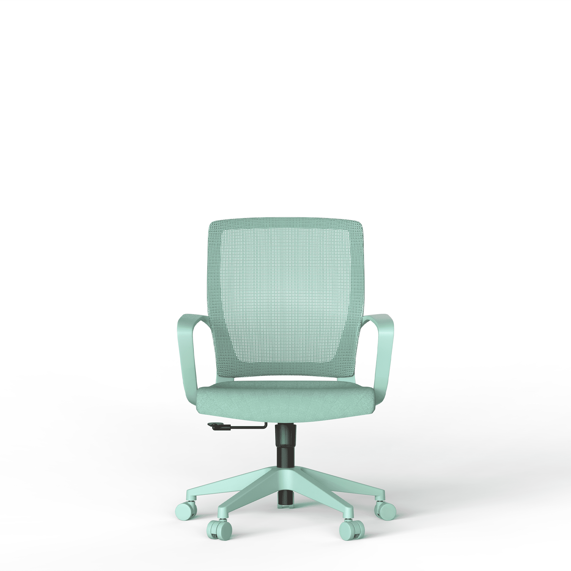 Homy Casa Modern Mesh Task Chair, Adjustable Height Computer Desk Chair with Lumbar Support, 350 lb, Blue