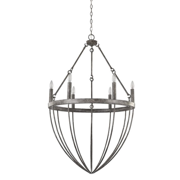 Acclaim Lighting - Harlow - Six Light Foyer in Modern Style - 28 Inches Wide by