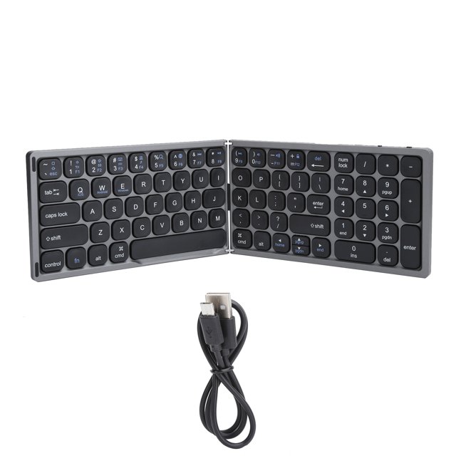 Teclado Bluetooth plegable inalámbrico ultrafino para ordenador IOS Android Windows