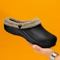thumbnail image 5 of Dakaela Fleece Lined Clogs for Women Men Waterproof Winter Fuzzy Slippers House Warm Garden Mules Shoes Indoor Outdoor, 5 of 8