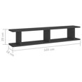 thumbnail image 4 of vidaXL Wall Shelves 2 pcs Floating Wall Shelf for Living Room Engineered Wood, 4 of 193